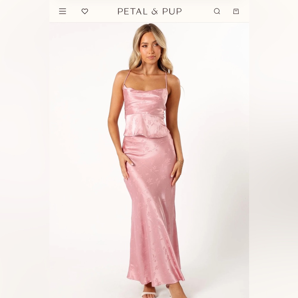Petal & Pup Belle Two Piece Set - Dusty Rose